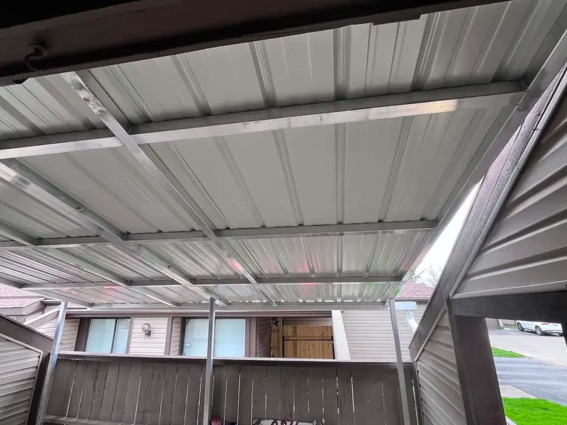 Custom deck metal cover built by Metal AP for a Central Ohio home